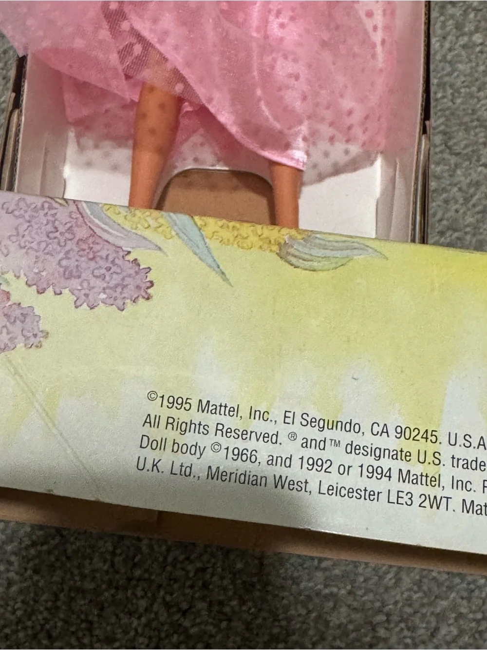 ✨🌸Vintage 1995 Mattel Barbie Doll Spring Blossom Collectible Authentic